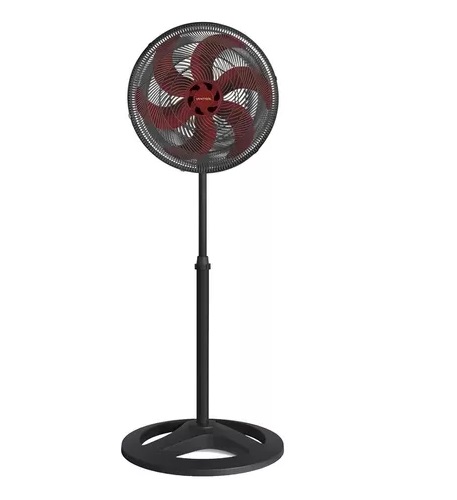 Ventilador de coluna pedestal profissional vermelho turbo 6 ventisol 40cm